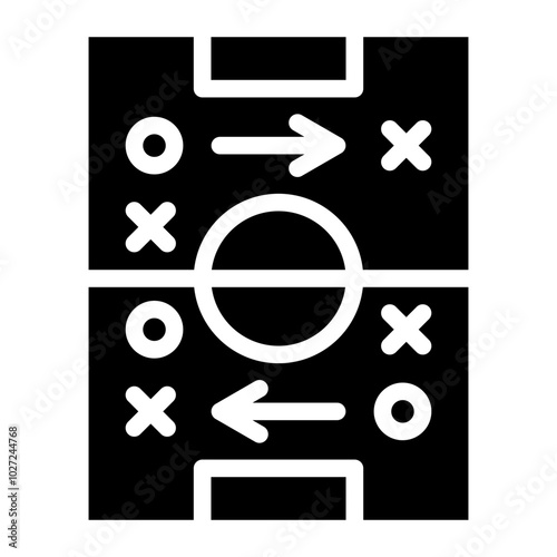 Soccer Strategist Vector Design Icon Style