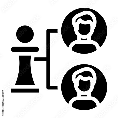 Squad Strategist Vector Design Icon Style