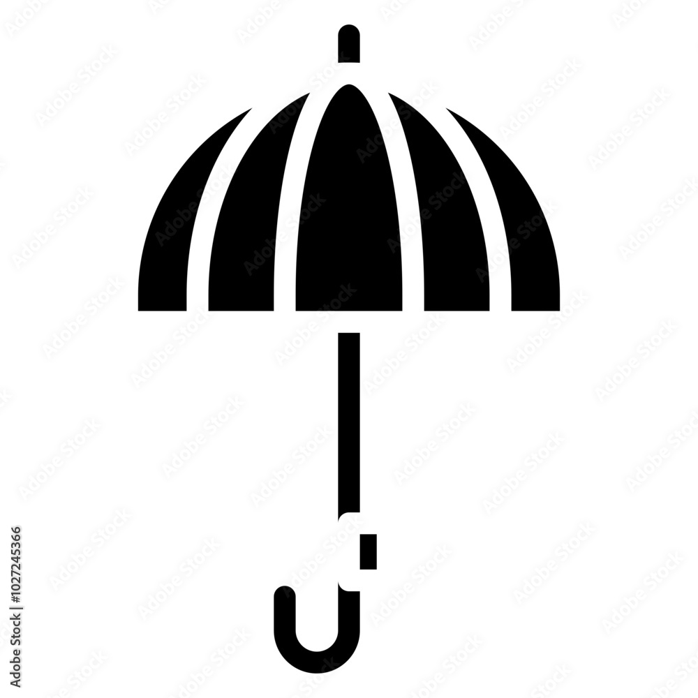Umbrella Vector Design Icon Style