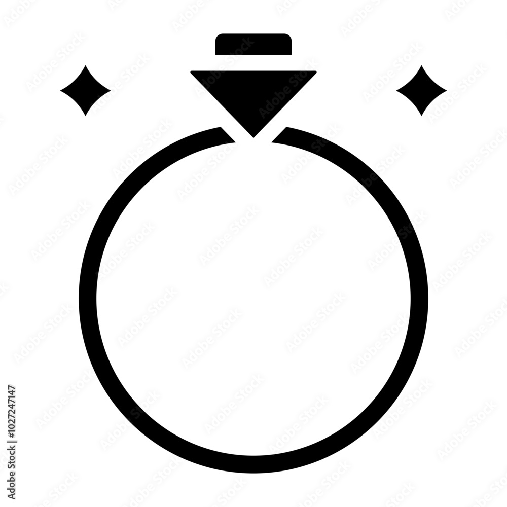 Enchanting Ring Vector Design Icon Style Enchanting Ring Vector Design Icon Style