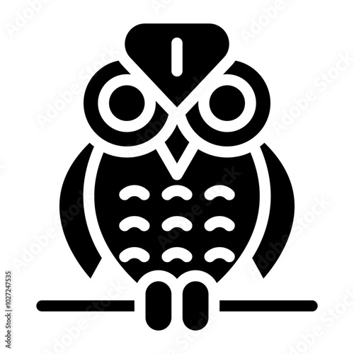 Owl Wings Vector Design Icon Style