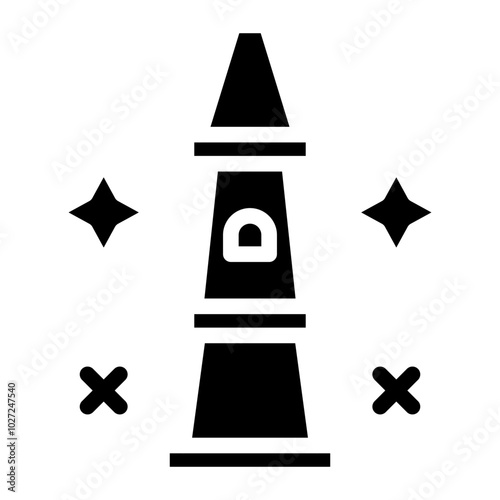 Wizard's Tower Vector Design Icon Style