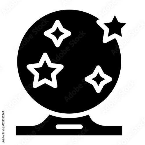 Sorcerer's Crystal Vector Design Icon Style