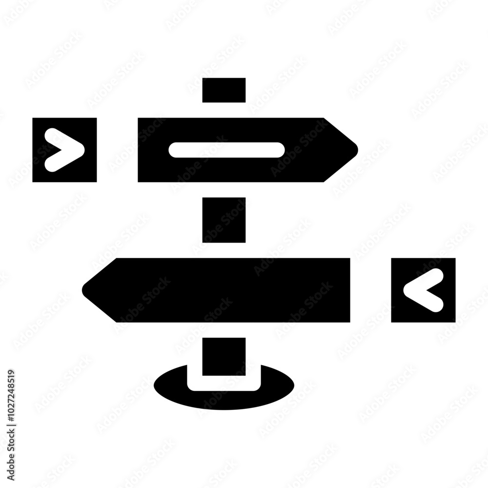 Directional Indicator Vector Design Icon Style Directional Indicator Vector Design Icon Style