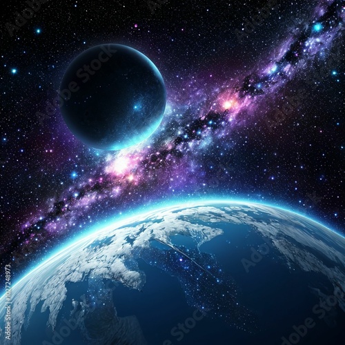 fictional planet in space