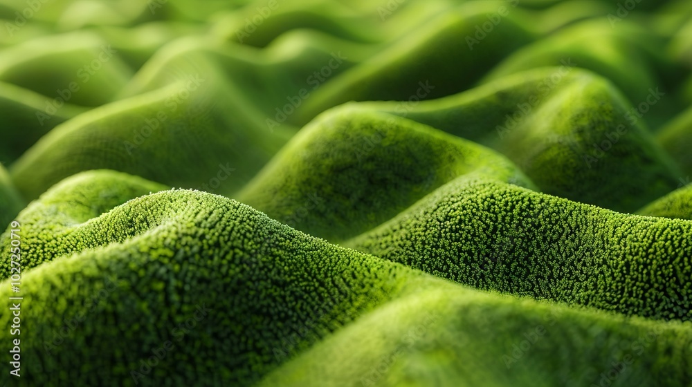 Lush green hills. Close up shot of lush green hills, creating a soft, textured surface. Represents nature's beauty and tranquility. Lush green hills. Close up shot of lush green hills, creating a soft, textured surface. Represents nature's beauty and tranquility.