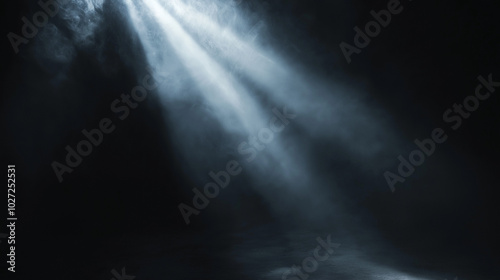 spotlight lights  spotlight on stage  black background  spotlight beam