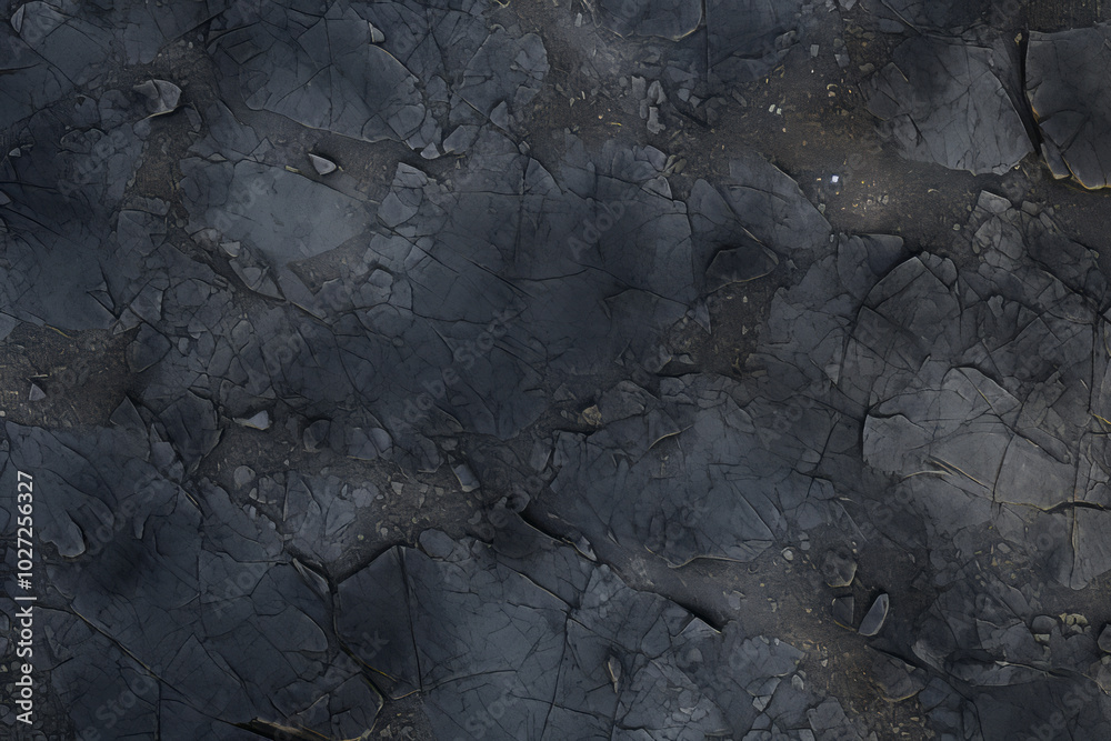 Processed collage of black stony asphalt surface texture. Background for banner, backdrop Processed collage of black stony asphalt surface texture. Background for banner, backdrop