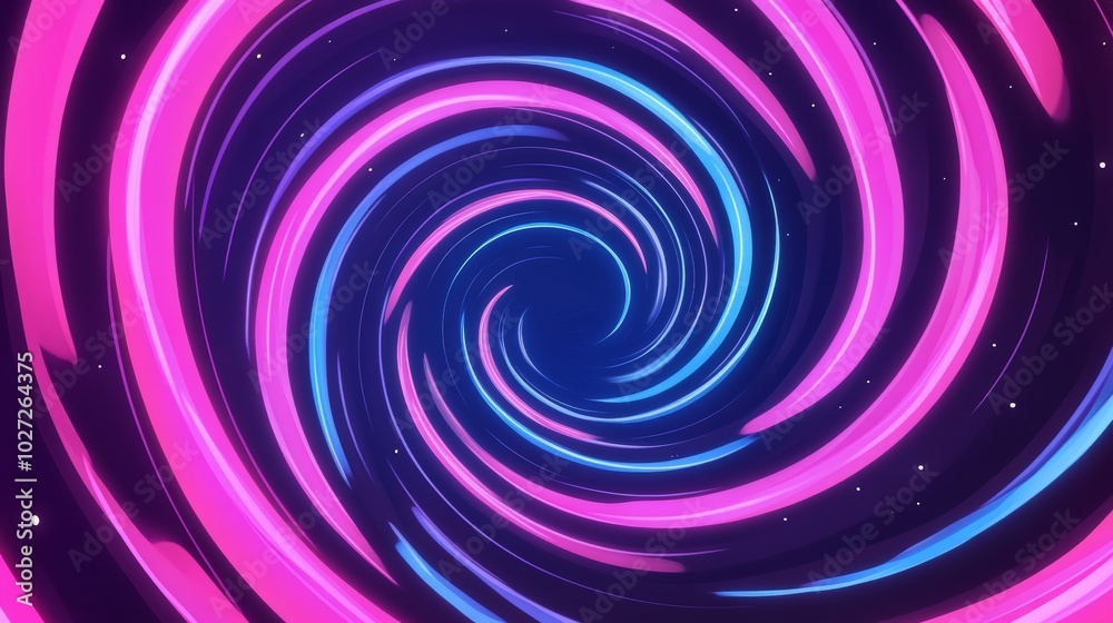 Colorful Spiral Abstract Background Design