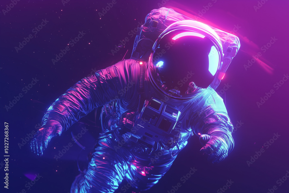 Fototapeta premium astronaut in space