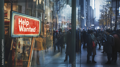 Generative AI, Help Wanted, Jobs Scarce: The Unemployment Paradox
