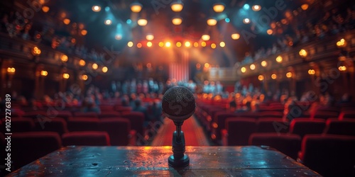 A Single Microphone on Stage