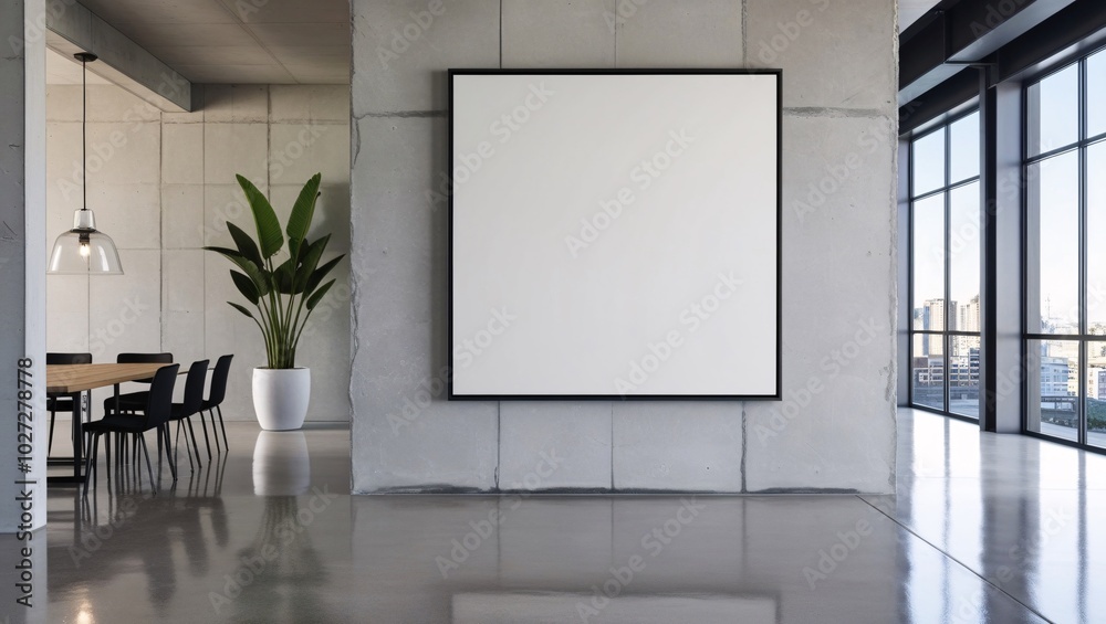 picture frame mockup in office, sleek mockup of a minimalist black picture frame hung in office picture frame mockup in office, sleek mockup of a minimalist black picture frame hung in office