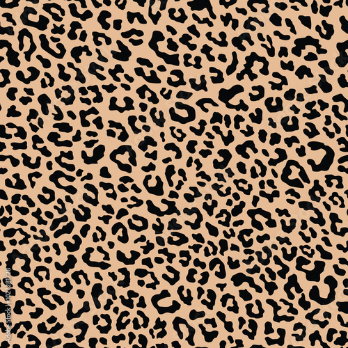 seamless leopard color. seamless leopard print for print or clothing	