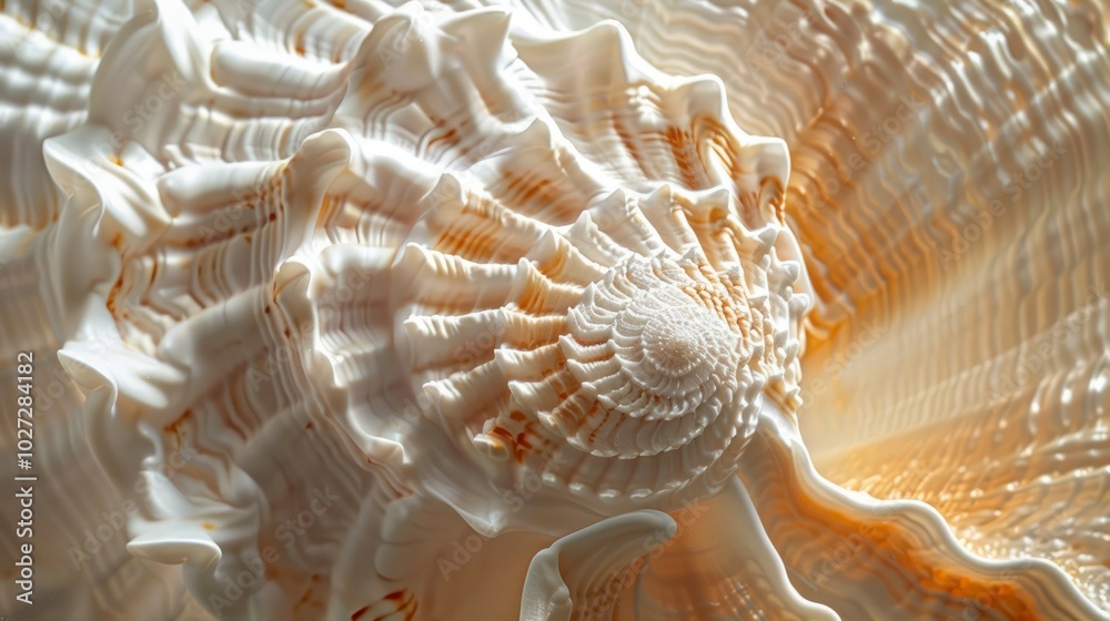Seashell texture. Close-up view of a seashell's intricate texture and patterns, revealing the beauty and complexity of nature. Seashell texture. Close-up view of a seashell's intricate texture and patterns, revealing the beauty and complexity of nature.