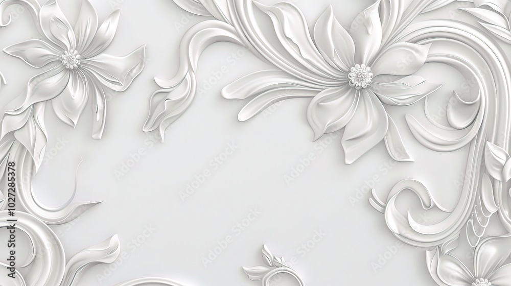 Simple and Beautiful Design on White Background - an enchanting and refined visual. The simple yet captivating design on a pure white backdrop creates a charming and elegant scene Simple and Beautiful Design on White Background - an enchanting and refined visual. The simple yet captivating design on a pure white backdrop creates a charming and elegant scene