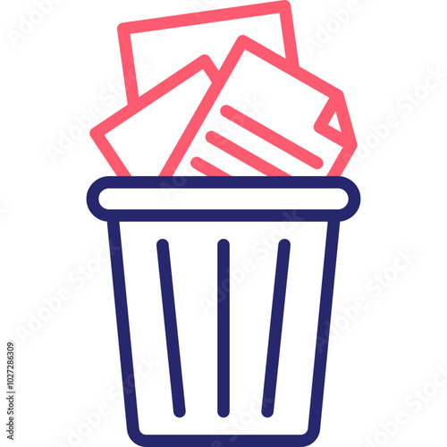 Paper Bin Icon