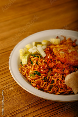 a spice ffried noodle photo