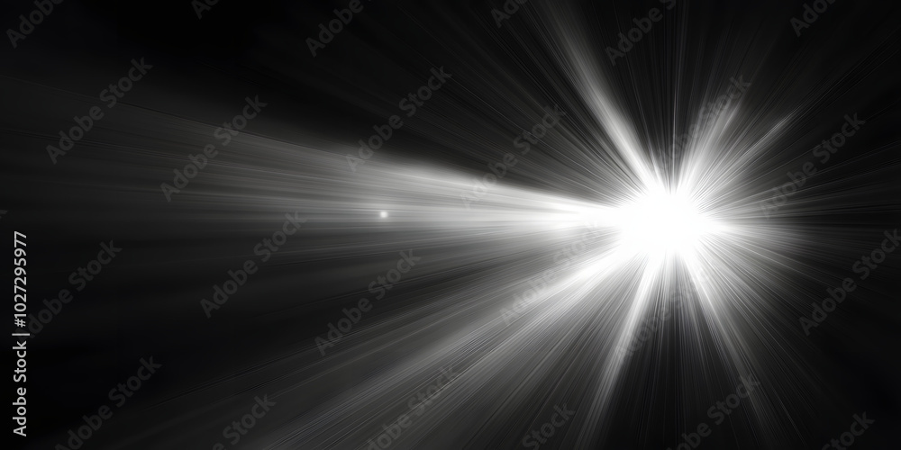 Sun rays light or flash lights isolated on black background for overlay design Sun rays light or flash lights isolated on black background for overlay design