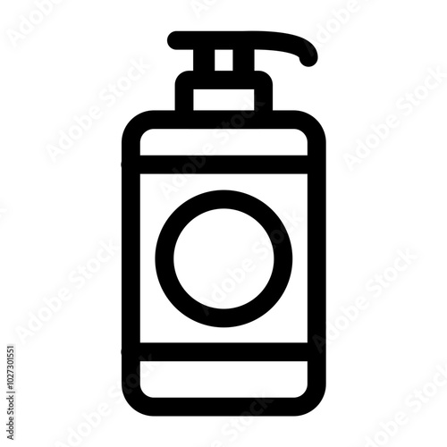 Bathroom skin lotion dispenser - clean and modern bathroom icon