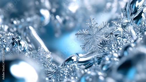 Icy Blue Christmas Chrome