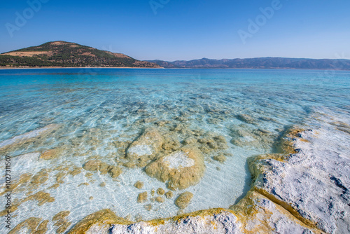Fototapeta Naklejka Na Ścianę i Meble -  Salda Lake in Burdur Province in Turkey