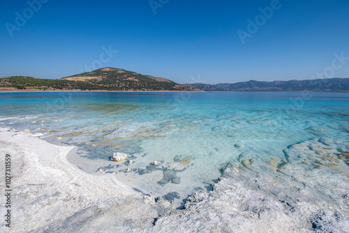 Fototapeta Naklejka Na Ścianę i Meble -  Salda Lake in Burdur Province in Turkey