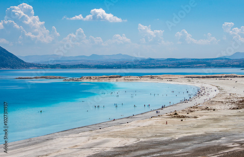 Fototapeta Naklejka Na Ścianę i Meble -  Salda Lake in Burdur Province in Turkey