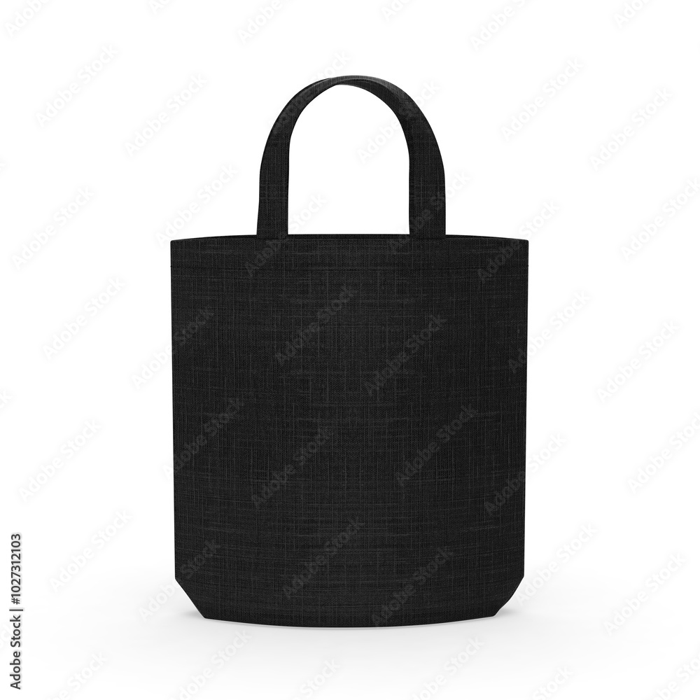 Blank Reusable Canvas tote Cloth Shopping bag mockup of fabric with handle. Template of black and white cotton eco bag. 3d render illustration. Blank Reusable Canvas tote Cloth Shopping bag mockup of fabric with handle. Template of black and white cotton eco bag. 3d render illustration.