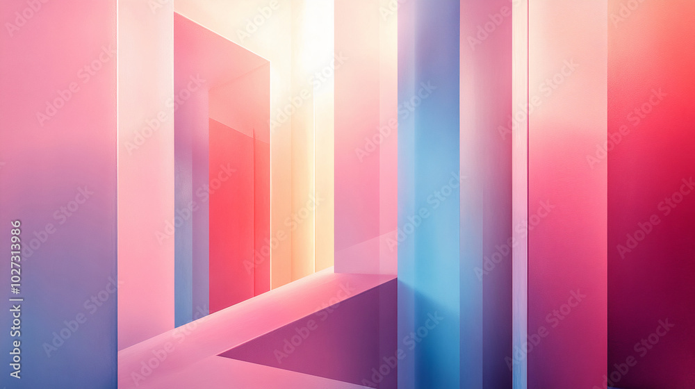 Abstract geometric background. Generative AI Abstract geometric background. Generative AI