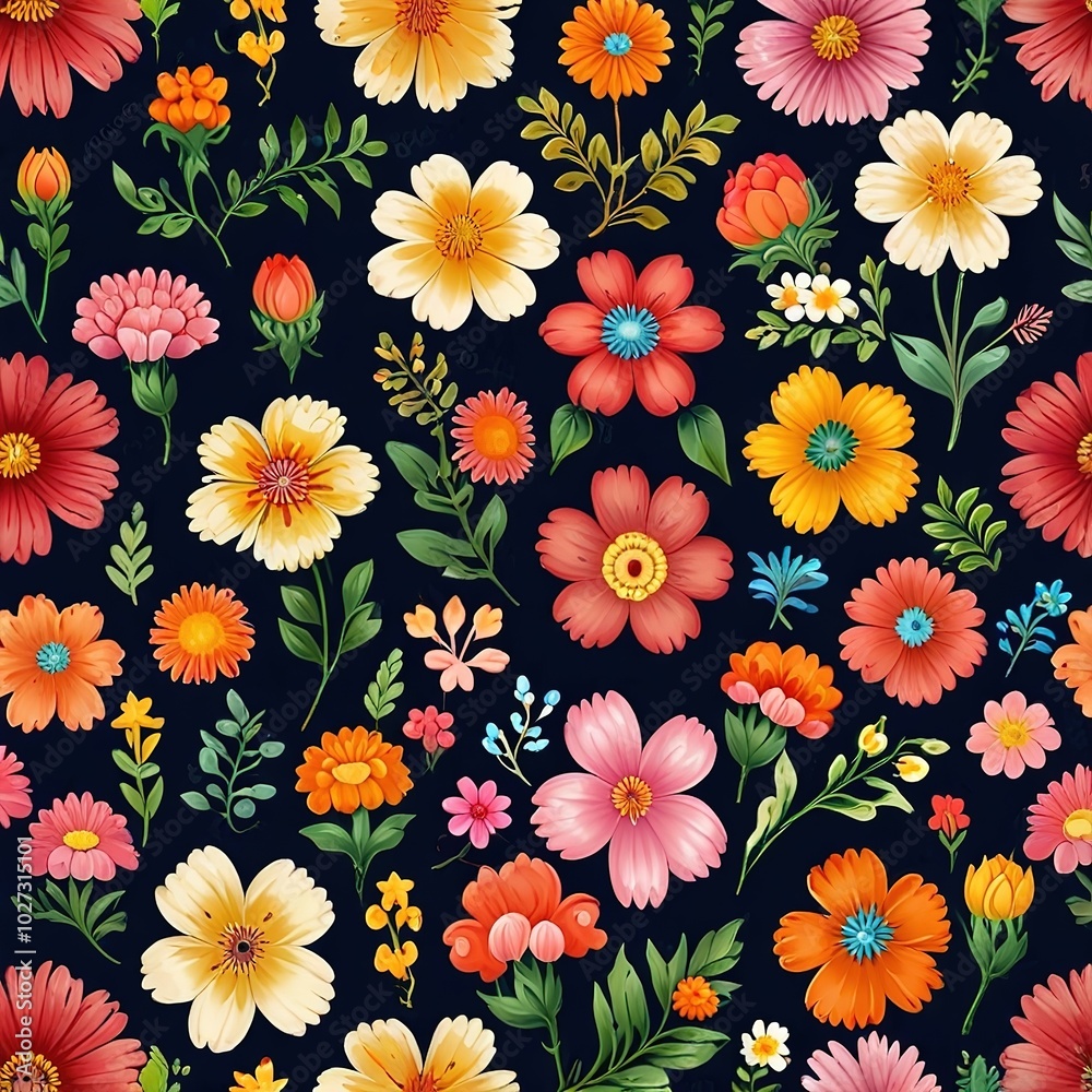 seamless floral pattern seamless floral pattern