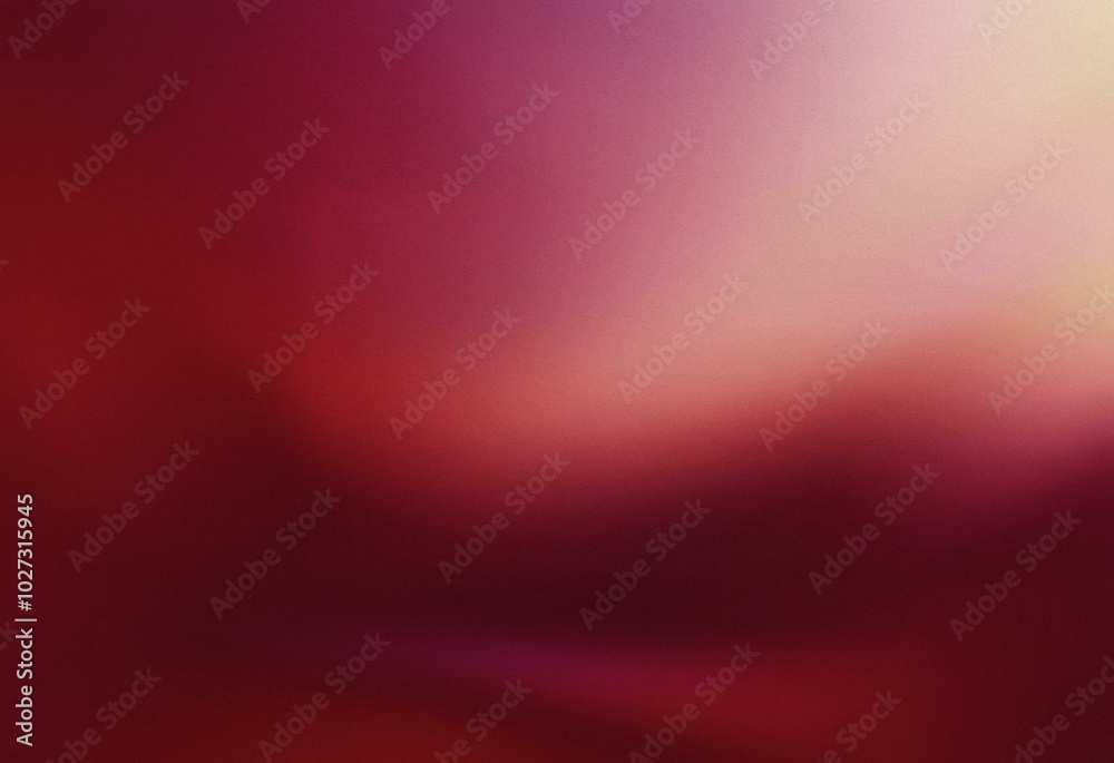 Abstract grainy background with a gradient from dark red to pale pink. Abstract grainy background with a gradient from dark red to pale pink.