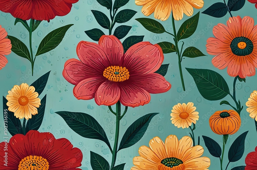 seamless floral pattern seamless floral pattern