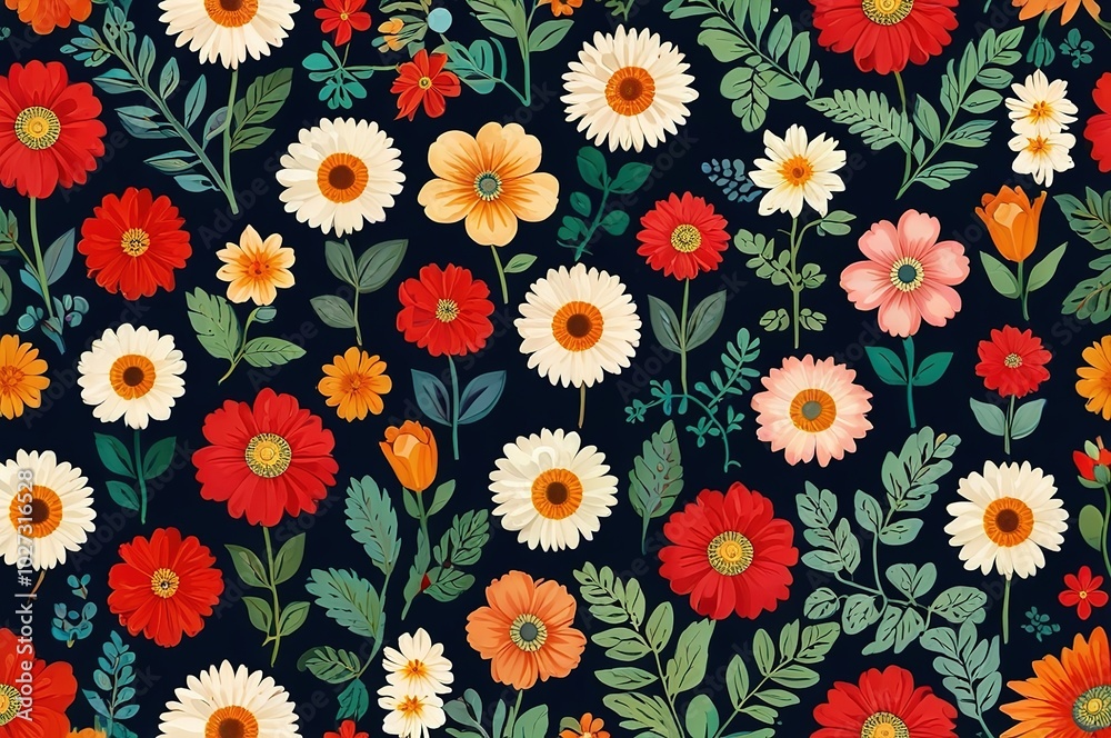 seamless floral pattern seamless floral pattern