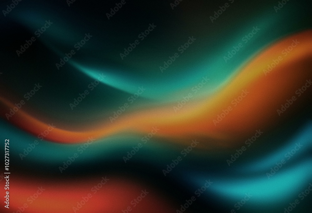 Abstract background with a grainy gradient in blue, orange, and red. Abstract background with a grainy gradient in blue, orange, and red.