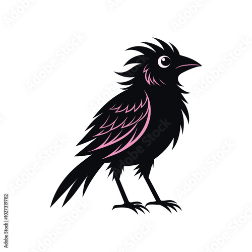 Bird logo sihlouette icon 