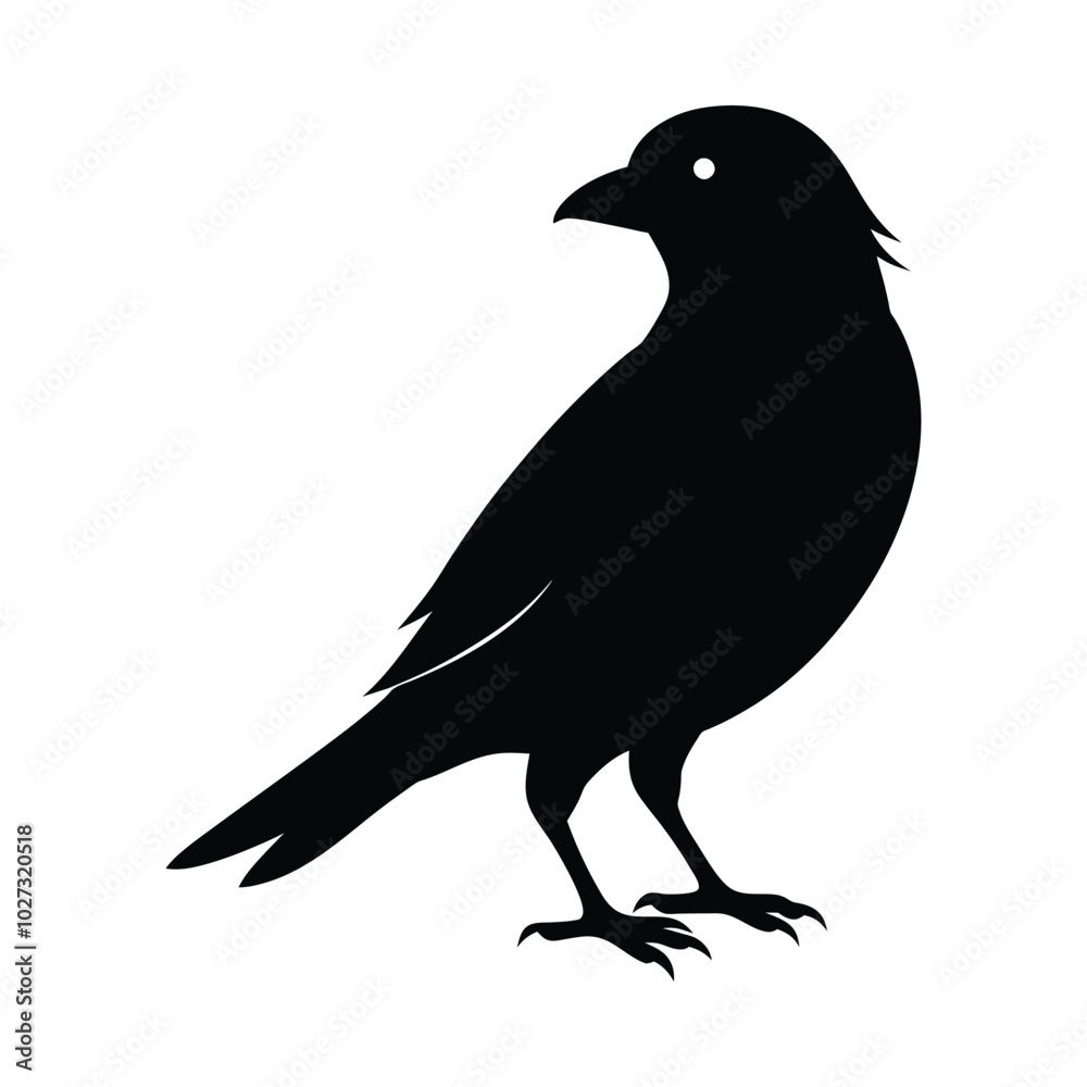 Fototapeta premium Bird logo sihlouette icon 