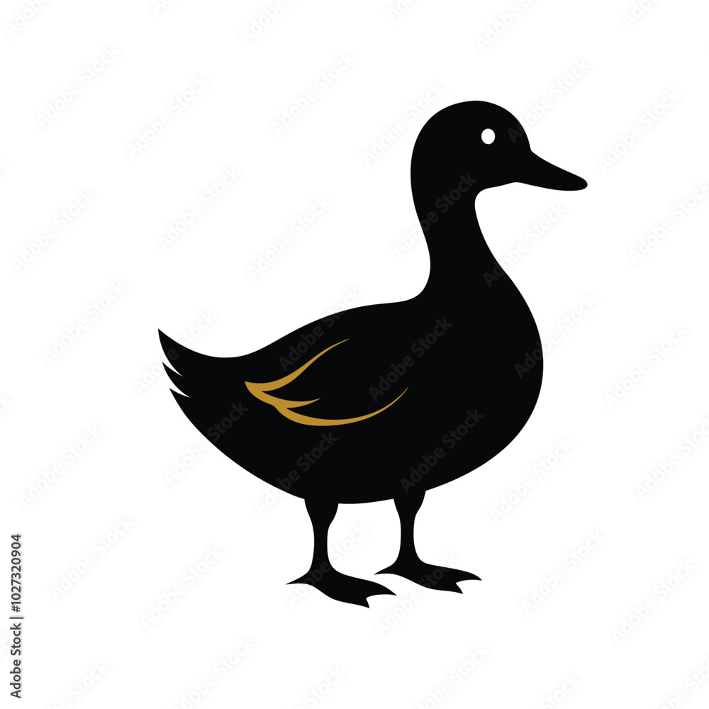 Duck logo sihlouette Duck logo sihlouette
