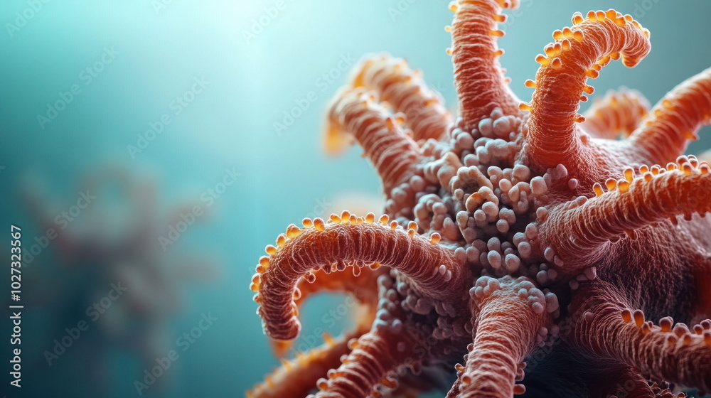 Microscopic View of a Virus. Microscopic View of a Virus.