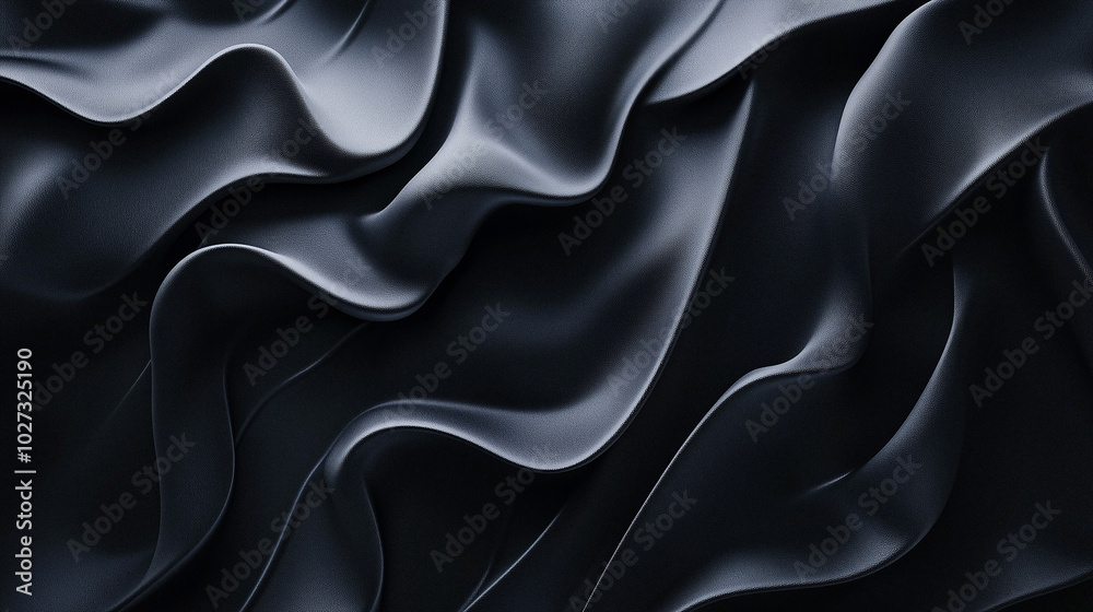 An AI-generated abstract image of dark, flowing textures, evoking the smooth elegance of fabric or waves. An AI-generated abstract image of dark, flowing textures, evoking the smooth elegance of fabric or waves.