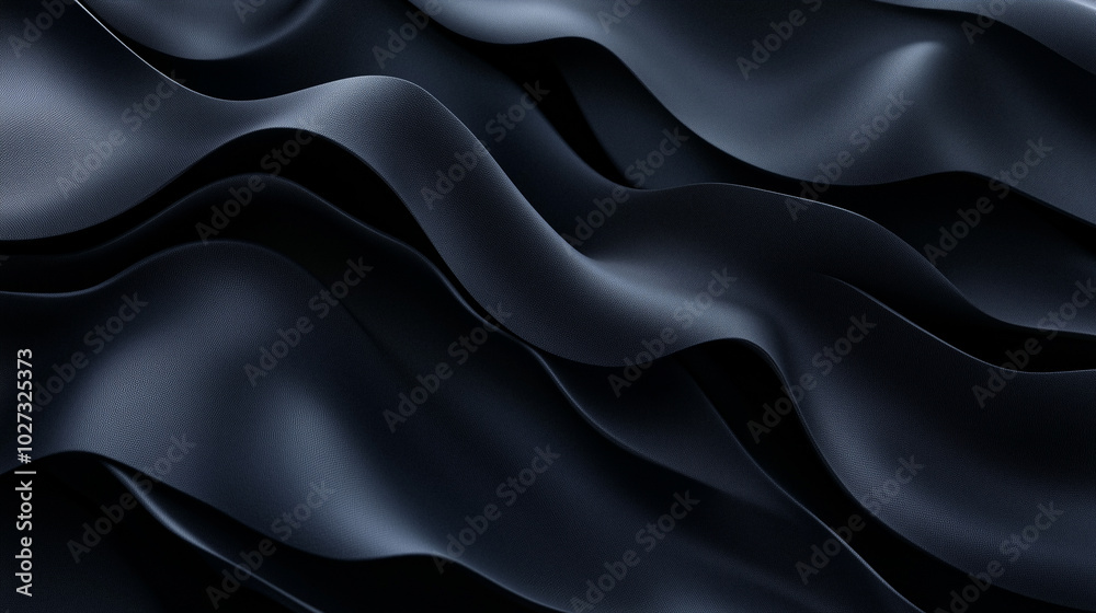 An AI-generated abstract image of dark, flowing textures, evoking the smooth elegance of fabric or waves. An AI-generated abstract image of dark, flowing textures, evoking the smooth elegance of fabric or waves.
