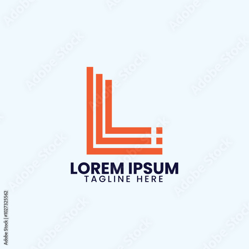 Creative L Letter Logo Design Template for Brand Icon