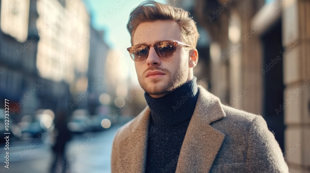 Cheerful Fashionable young Man