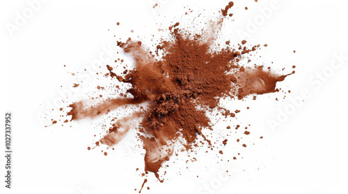 chocolate brown paint color powder explosion