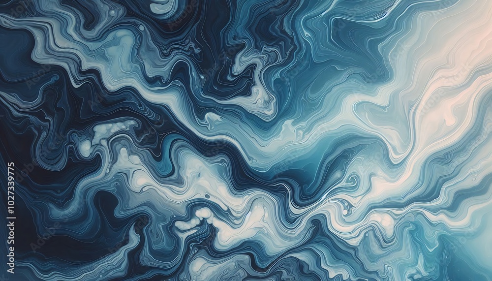 blue marble background with ombre effect and white veins,generative ai blue marble background with ombre effect and white veins,generative ai