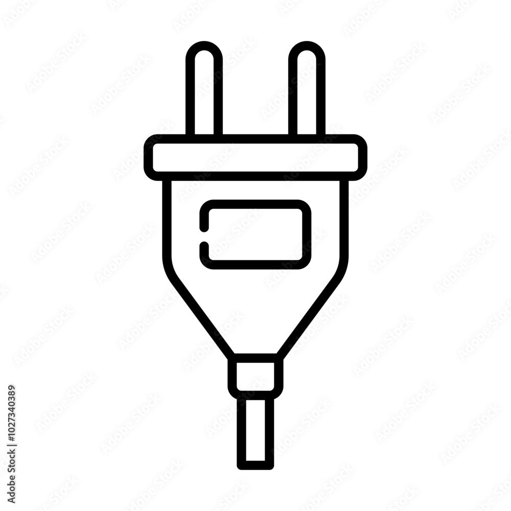 plug line icon plug line icon