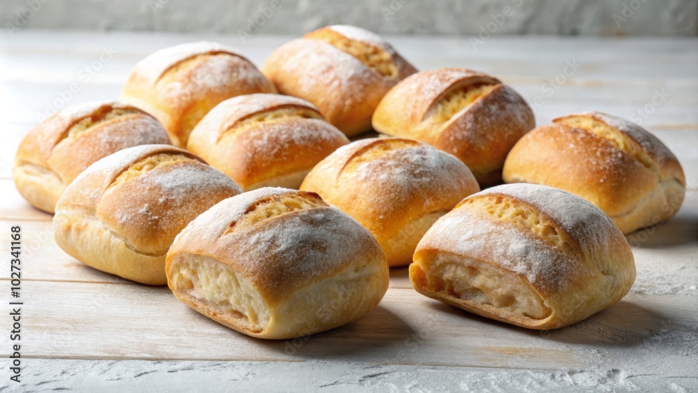 Oven-prepared Ciabatta sandwich rolls, ready to enjoy! Perfectly baked and ideal for delicious sandwiches. Experience fresh bakery delights with every bite—savor the flavor today! Oven-prepared Ciabatta sandwich rolls, ready to enjoy! Perfectly baked and ideal for delicious sandwiches. Experience fresh bakery delights with every bite—savor the flavor today!