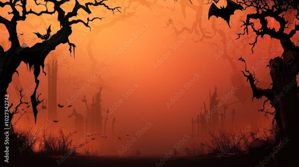 Holiday event halloween banner background concept. Happy Halloween decoration. Holiday event halloween banner background concept. Happy Halloween decoration.