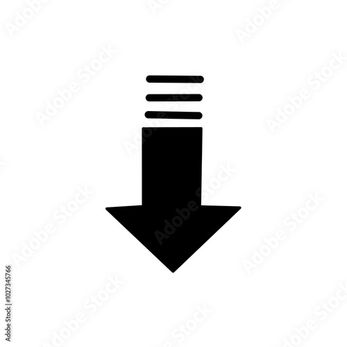 Down arrow icon