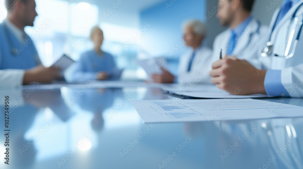 Group of Doctors Discussing Treatment Plans in a Meeting Group of Doctors Discussing Treatment Plans in a Meeting